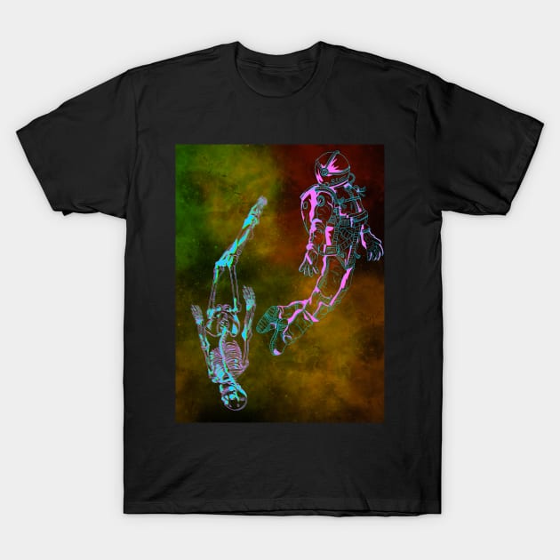 Floating in the Void T-Shirt by Art by Some Beach